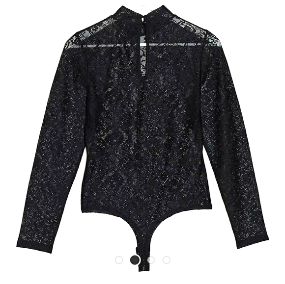 Vero Moda Black Lace Bodysuit - Picture 1 of 1